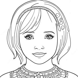 Mia Coloring Page | Mia coloring page