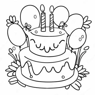 Feliz 12 Cumpleaños Páginas para Colorear