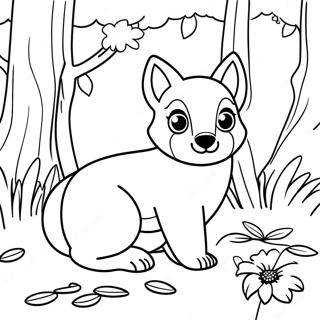 Woodland Animals Coloring Page | Woodland Animals coloring page