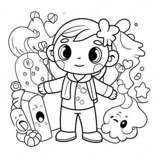 Fun Kidadl Characters Coloring Page | Kidadl coloring page