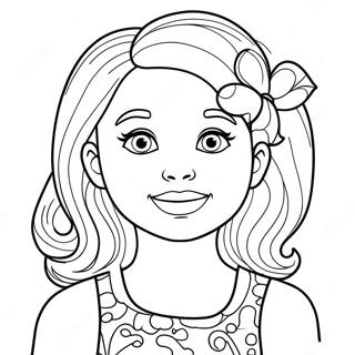 Zoe Coloring Page | Zoe coloring page