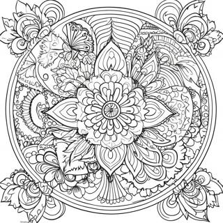 Detailed Mandala Coloring Page | Detailed coloring page