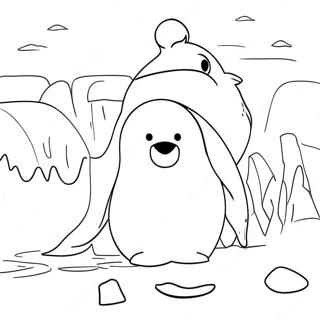 Arctic Animals Coloring Page | Arctic coloring page