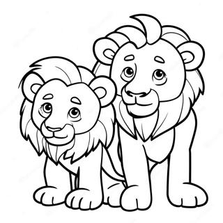 Between the Lions Coloring Page | Between the Lions coloring page
