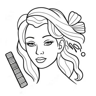 Cosmetology Coloring Page | Cosmetology coloring page