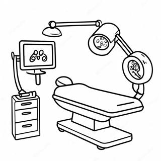 Fun Radiology Equipment Coloring Page | Radiology coloring page