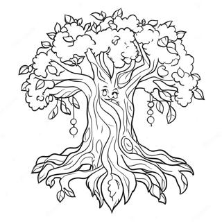 Jesse Tree Coloring Page | Jesse Tree coloring page