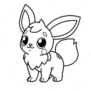Eevee Navidad Páginas para Colorear