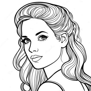 Lana Del Rey Páginas para Colorir