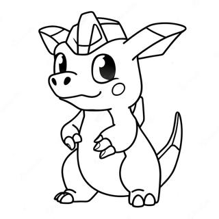 Cubone Coloring Page | Cubone coloring page