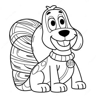 Slinky Dog Coloring Page | Slinky Dog coloring page