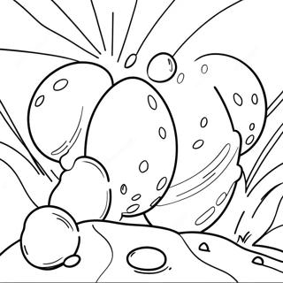 Colorful Resurrection Eggs Coloring Page | Resurrection Eggs coloring page