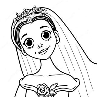Corpse Bride Coloring Page | Corpse Bride coloring page