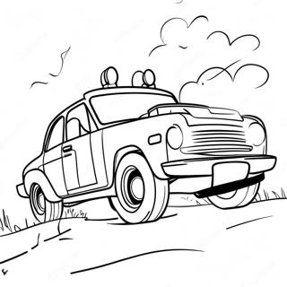Chase in Action Coloring Page | Chase coloring page