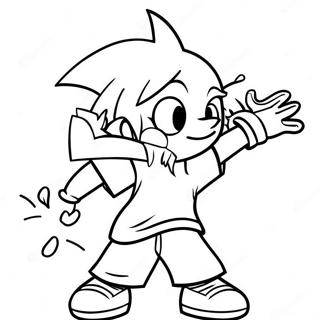 Sora in Action Coloring Page | Sora coloring page