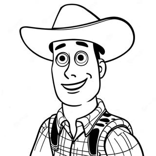 Woody Character Coloring Page | Woody coloring page