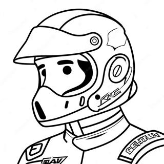Chase Elliott Páginas para Colorear