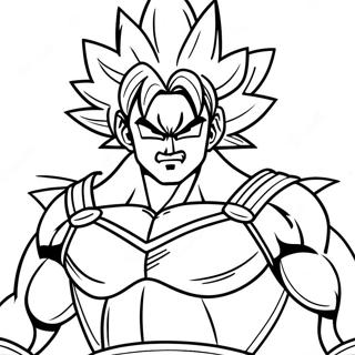 Bardock Coloring Page | Bardock coloring page