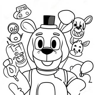 FNAF SB Coloring Page | FNAF SB coloring page
