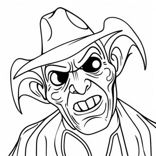 Jeepers Creepers Läskiga Ögon Målarbild | Jeepers Creepers målarbild