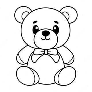 Build-A-Bear Online Games Coloring Page | Build-A-Bear Online Games coloring page