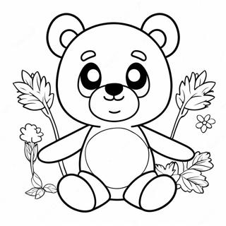 Cute Build-A-Bear Characters Coloring Page | Build-A-Bear Online Games coloring page