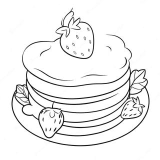 Delicious Strawberry Shortcake Coloring Page | Raspberry Torte Strawberry Shortcake coloring page
