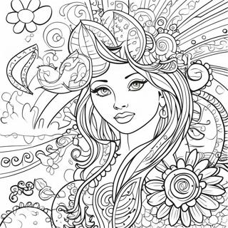 Positive Energy Manifestation Coloring Page | The Manifestation coloring page