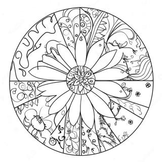 Interactive Color Wheel Coloring Page | Color Wheel coloring page
