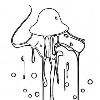 Drip Effect Coloring Page | Drip Effect Drippy coloring page