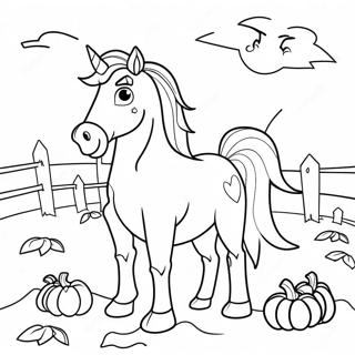 Cavalo De Halloween Páginas para Colorir