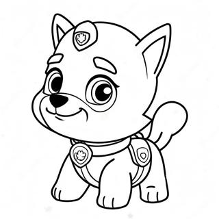 Skye Paw Patrol Halaman Mewarnai