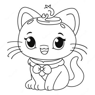 Charmmy Kitty Cute Coloring Page | Charmmy Kitty coloring page
