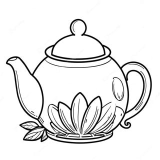 Teapot Coloring Page | Teapot coloring page