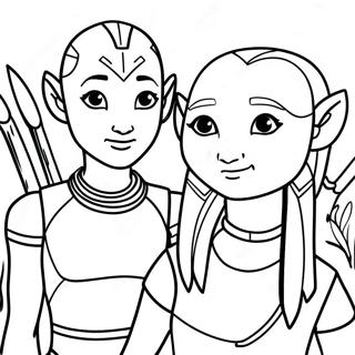 Avatar Film Målarbild | Avatar Film Avatar målarbild