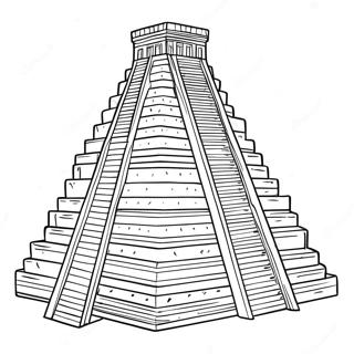 Ziggurat Coloring Page | Ziggurat coloring page
