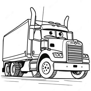 Mack Truck Coloring Page | Cars Mack coloring page