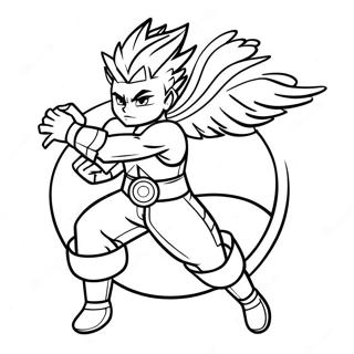 Valkyrie Beyblade Páginas para Colorir
