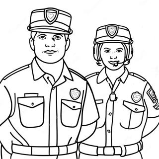 First Responder Coloring Page | First Responder coloring page