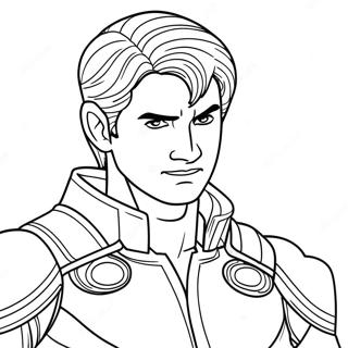 Stinger Flynn Coloring Page | Stinger Flynn coloring page