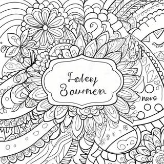 Bullet Journal Inspirational Quote Coloring Page | Bullet Journal coloring page