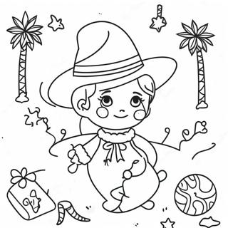 Christmas in Mexico Coloring Page | Christmas in Mexico coloring page