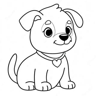 Cute Shiloh Dog Coloring Page | Shiloh coloring page