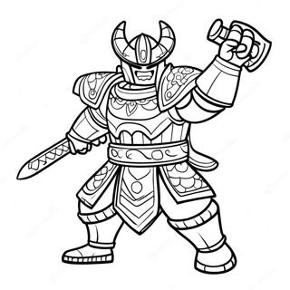 Lord Garmadon Epic Battle Coloring Page | Lord Garmadon coloring page
