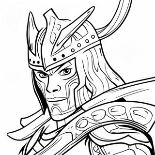 Lord Garmadon Ninja Master Coloring Page | Lord Garmadon coloring page