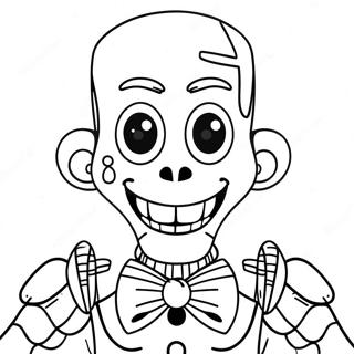 Creepy Ennard Coloring Page | Ennard coloring page