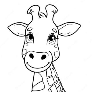 Geoffrey The Giraffe Målarbilder