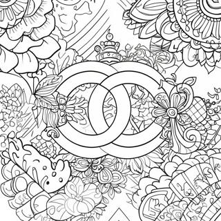 Chanel Logo Coloring Page | Chanel coloring page