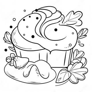 Baking Coloring Page | Baking coloring page