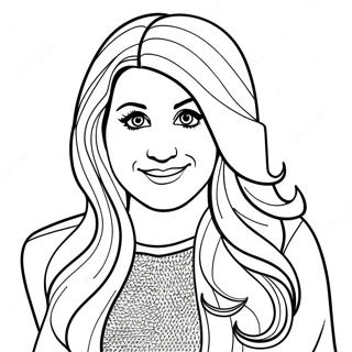 Meghan Trainor Coloring Page | Meghan Trainor coloring page